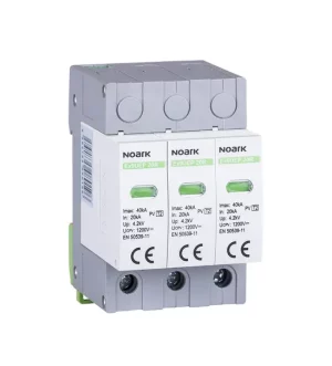 Zvodič prepätia Ex9UEP 111760 B+C 3P 1000/6,25kA s pom. kont. FV aplikácie